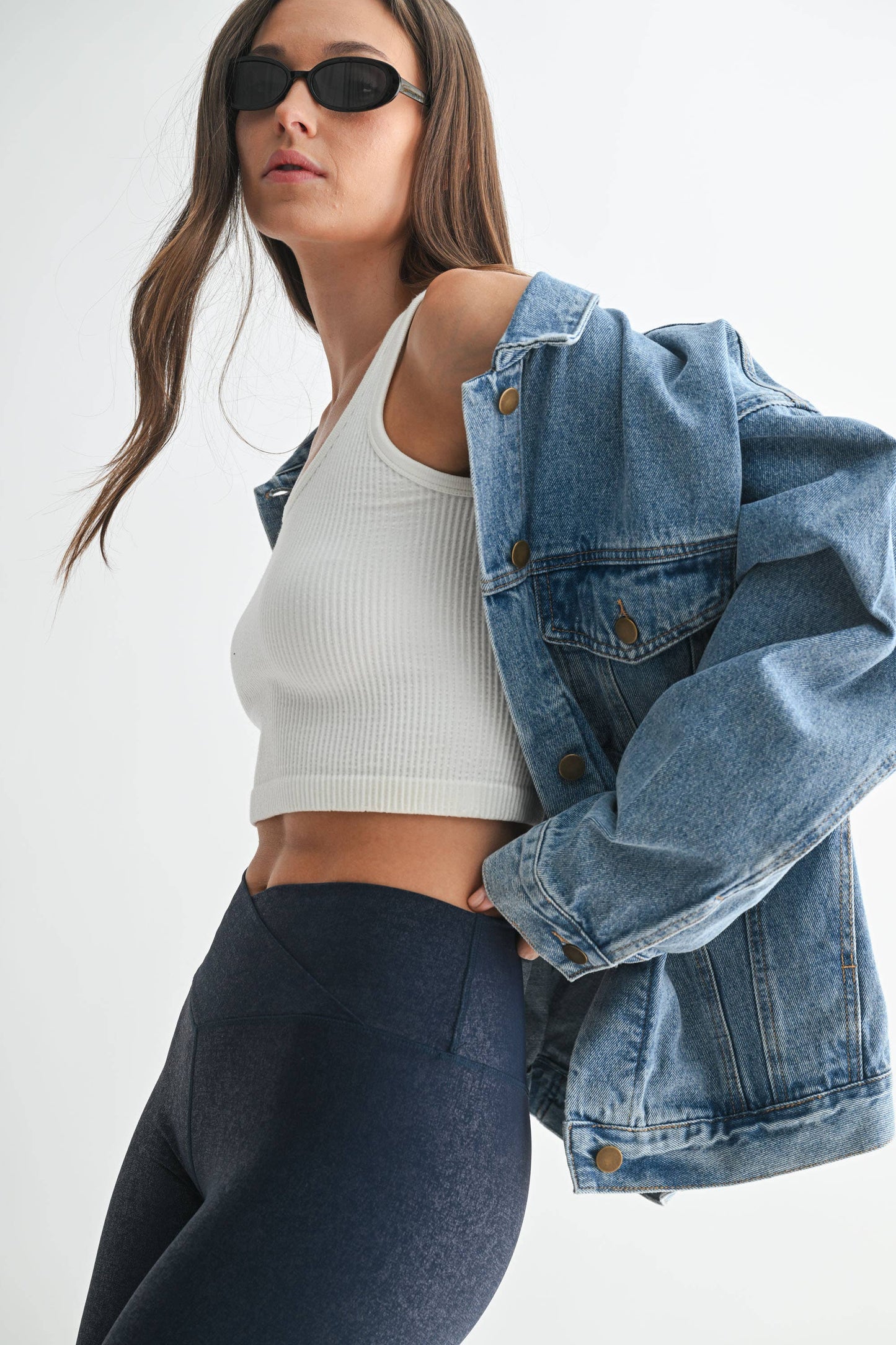 Boxy-Cut Denim Jacket