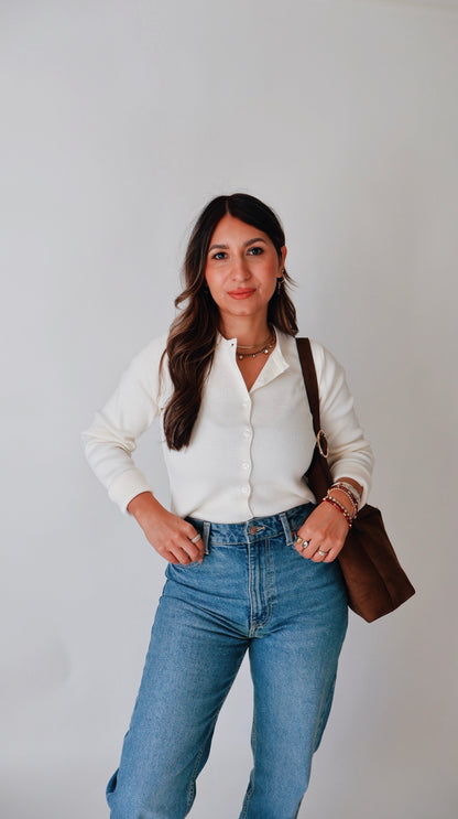 Original Soft White Cardigan