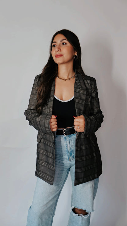 Jules Plaid Blazer