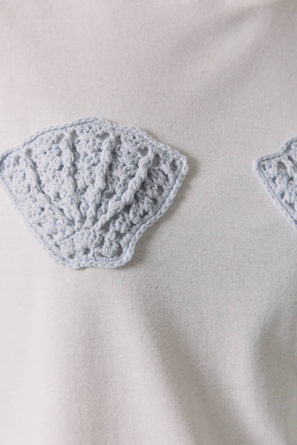 Seashell Crochet Tee