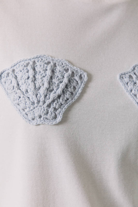 Seashell Crochet Tee