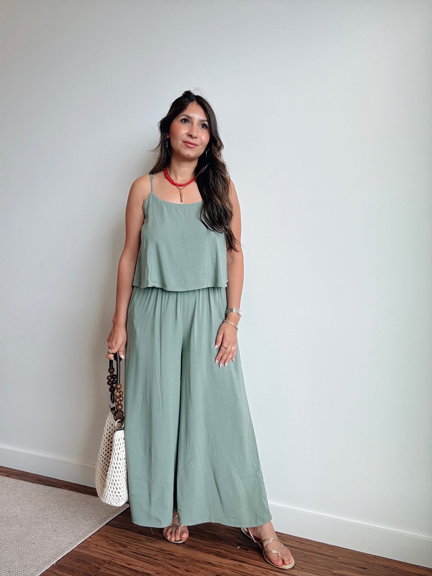 Sage Summer Jumpsuit