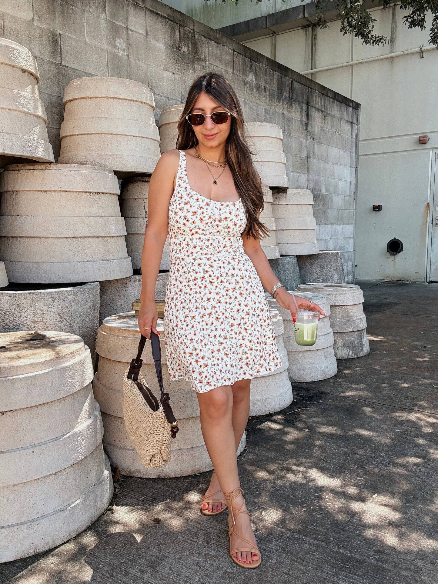 Dainty Floral Mini Dress