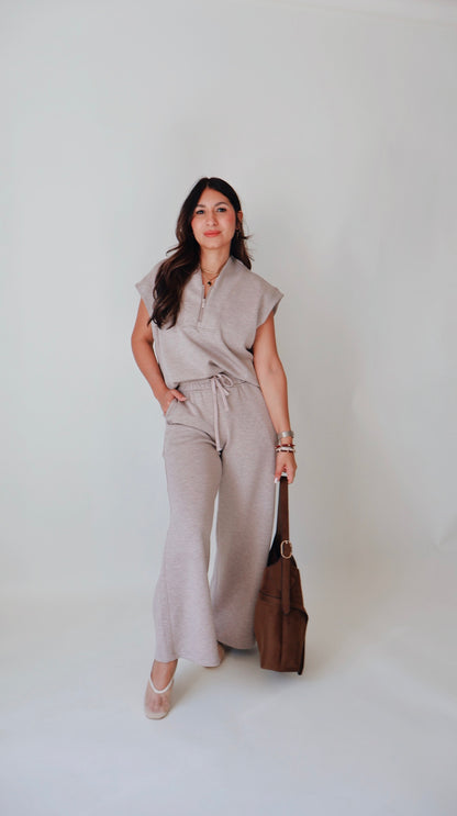 Lux Mocha Leasure Top