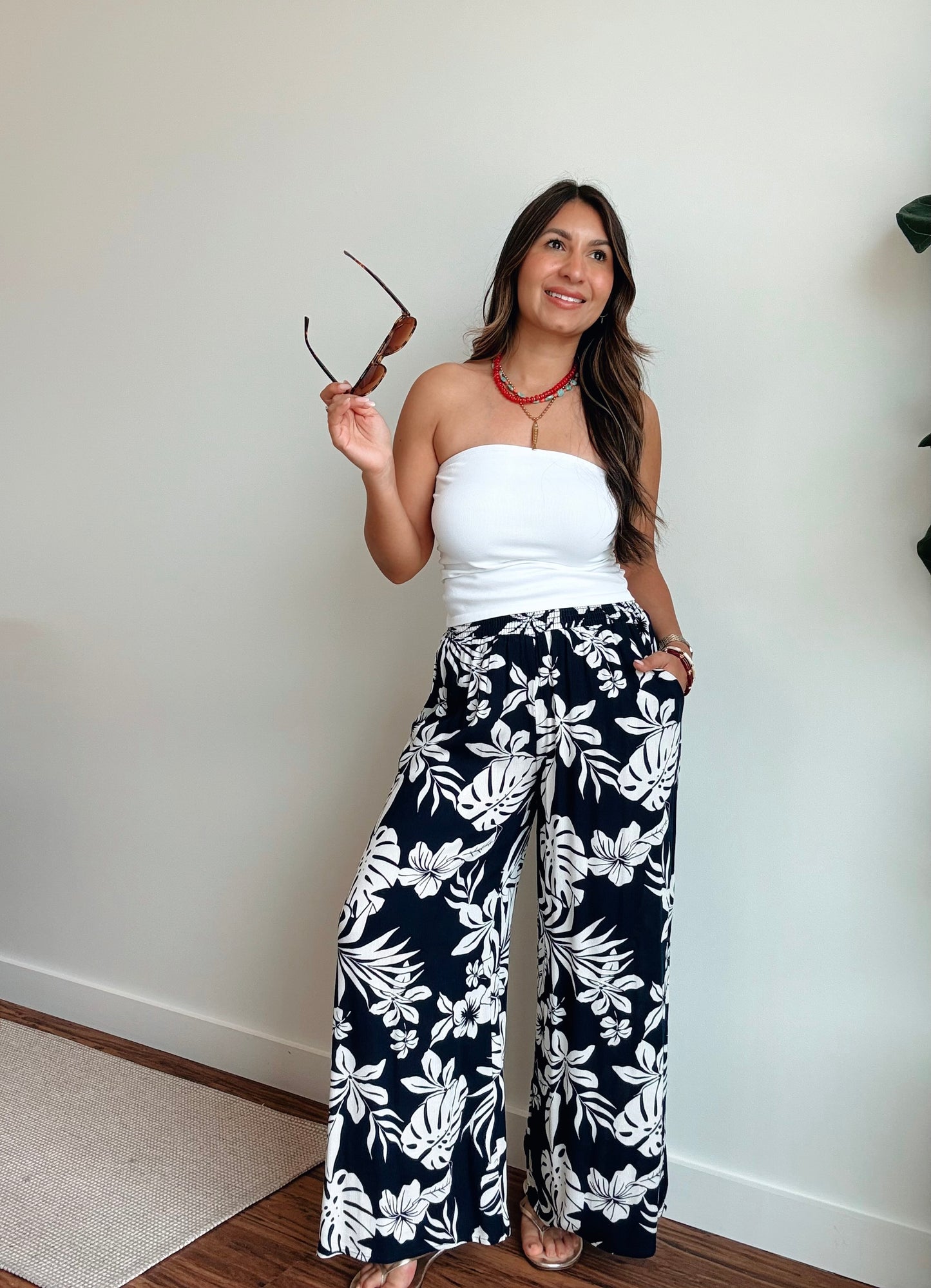 Los Palmas Smocked Pants