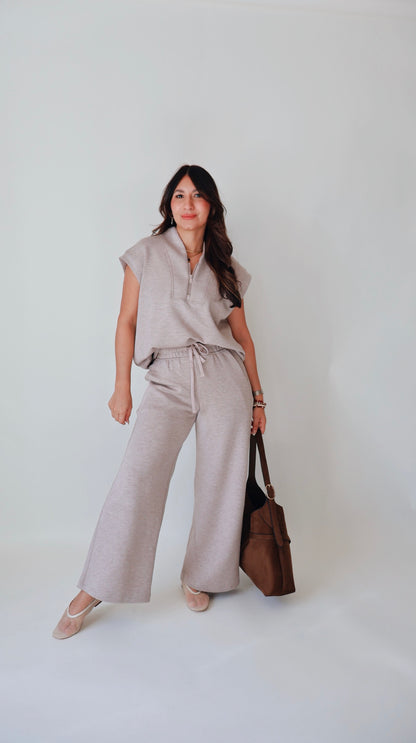 Lux Mocha Leasure Top