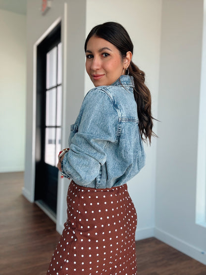 Charlotte Boxy Denim Shirt