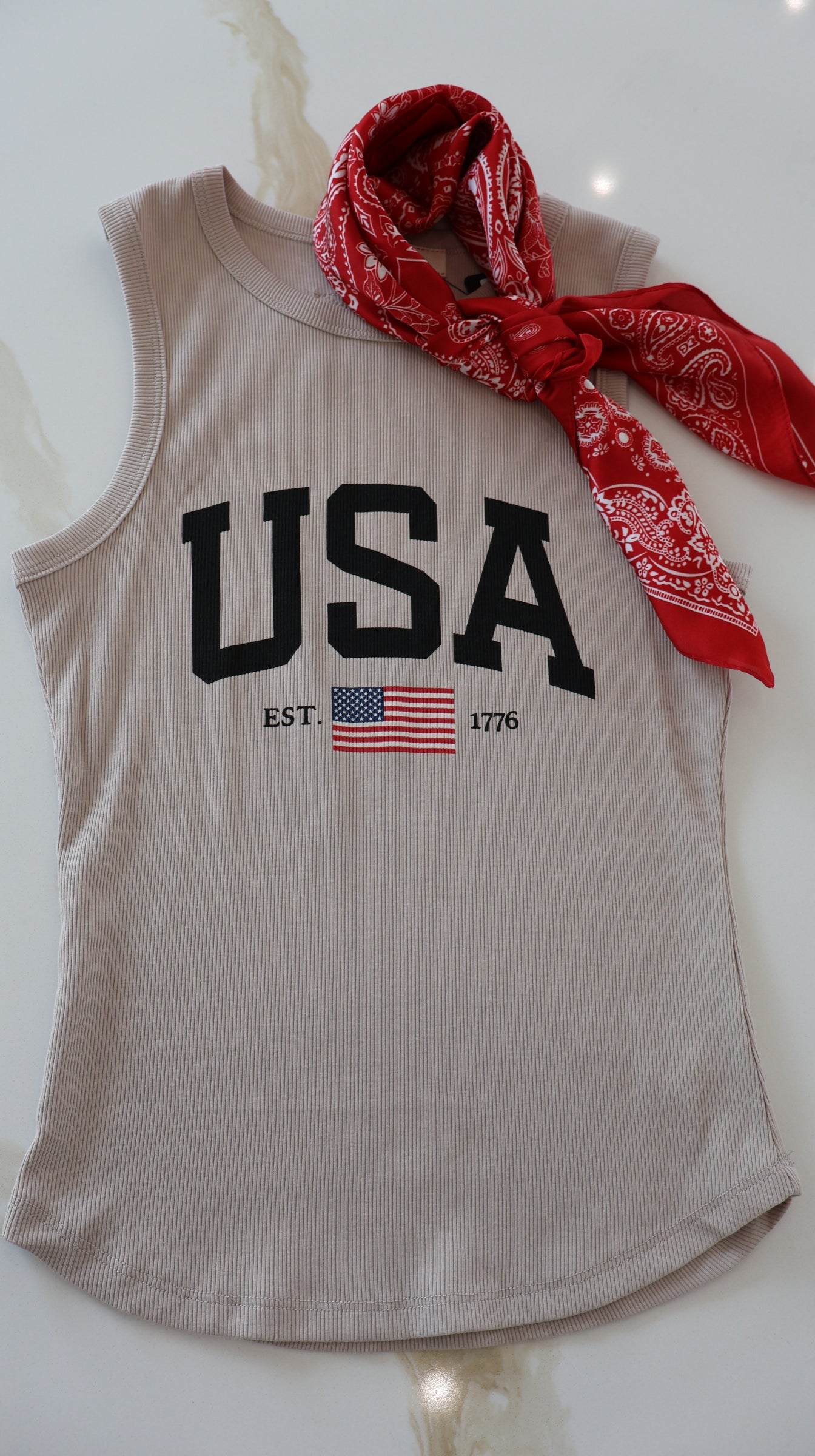 Khaki USA Tank