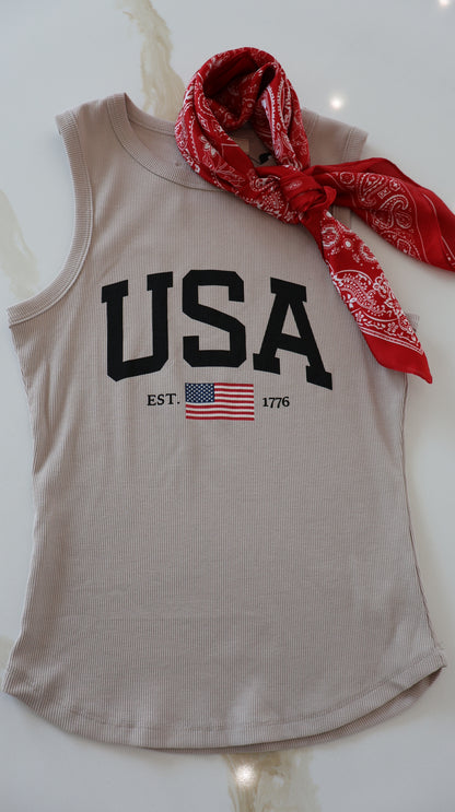 Khaki USA Tank