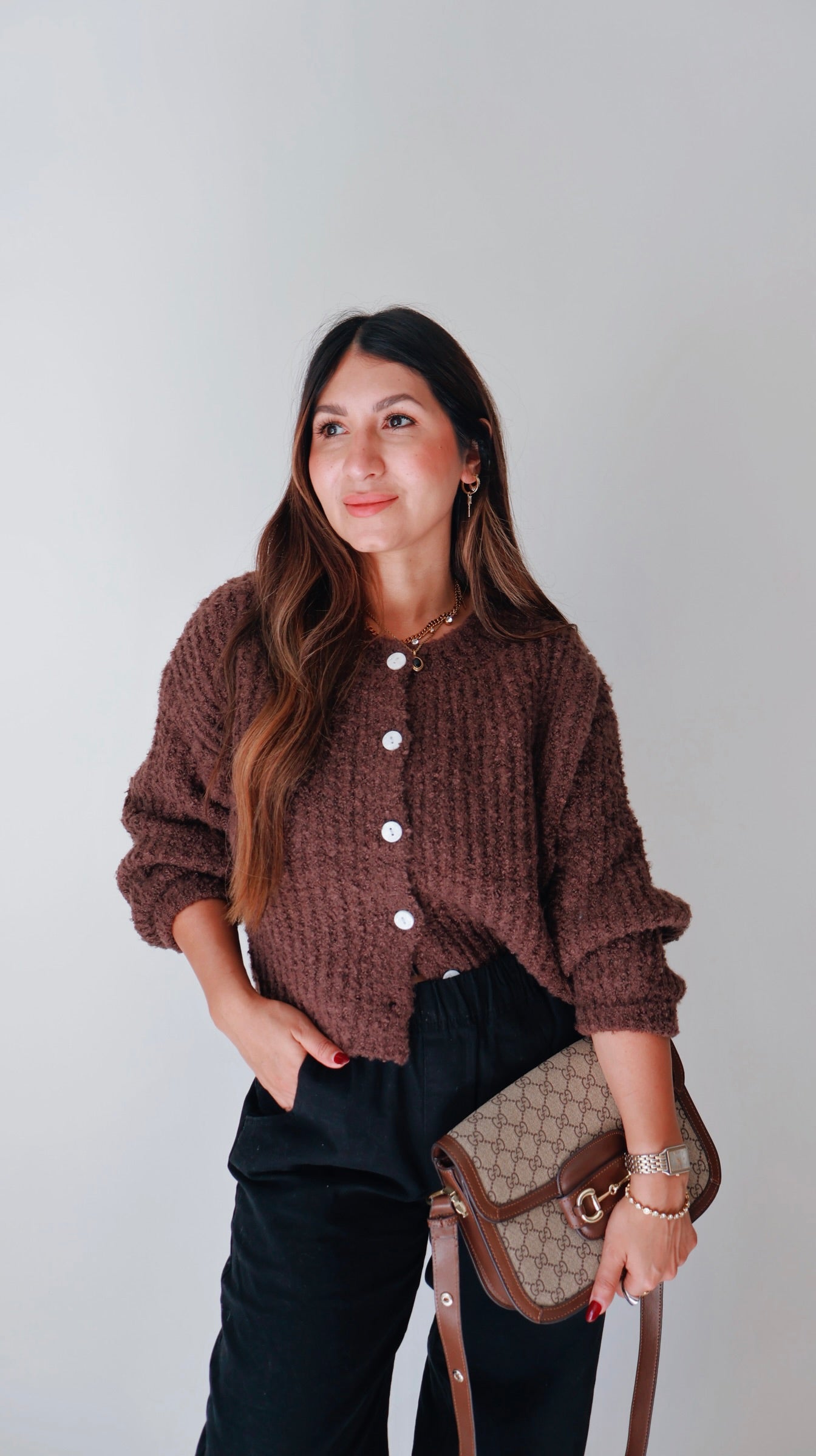 Fluffy Coco Cardigan Sweater