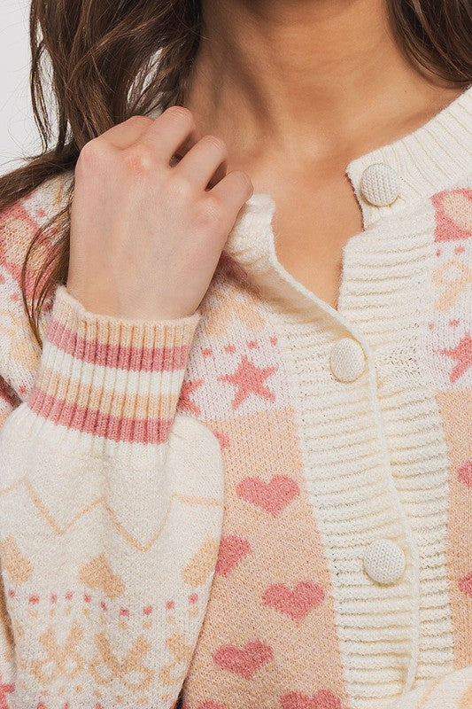 Cupid Pink Cardigan