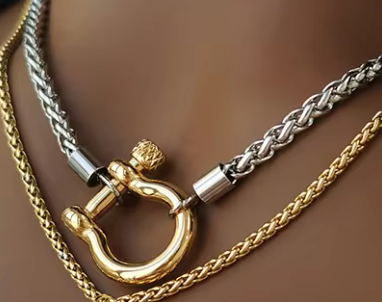 Carabiner Charm Necklace