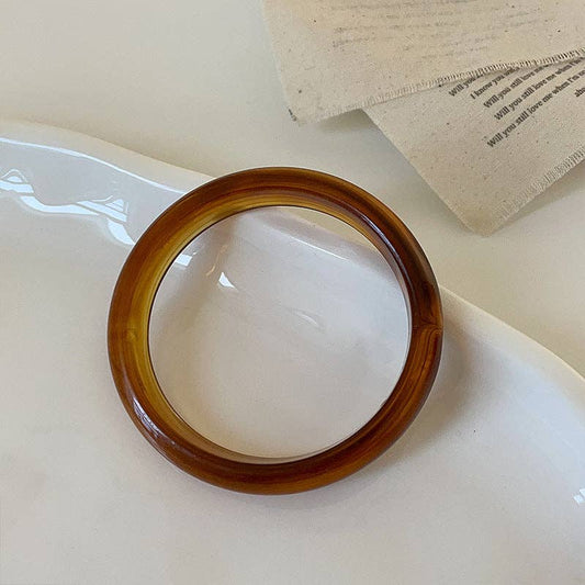 Summer Resin Bracelet - Coffee