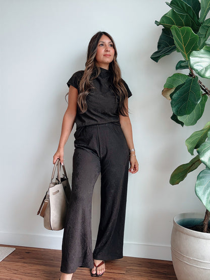 Chocolate Embossed Pants