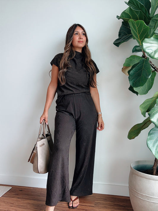 Chocolate Embossed Pants