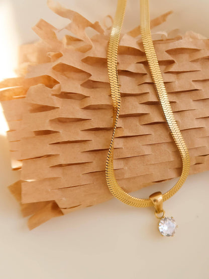 Blanc Snake Chain Necklace