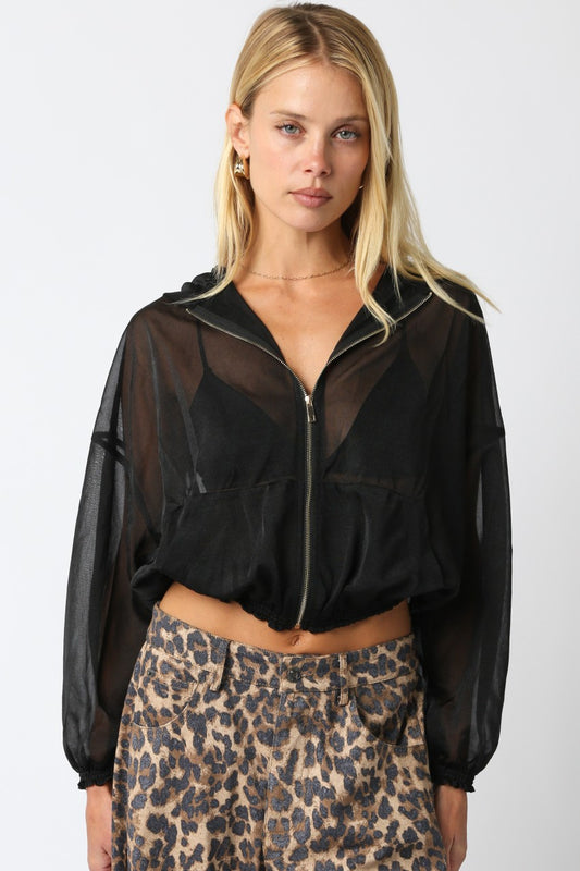 Cali Mesh Black Jacket
