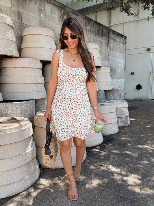 Dainty Floral Mini Dress