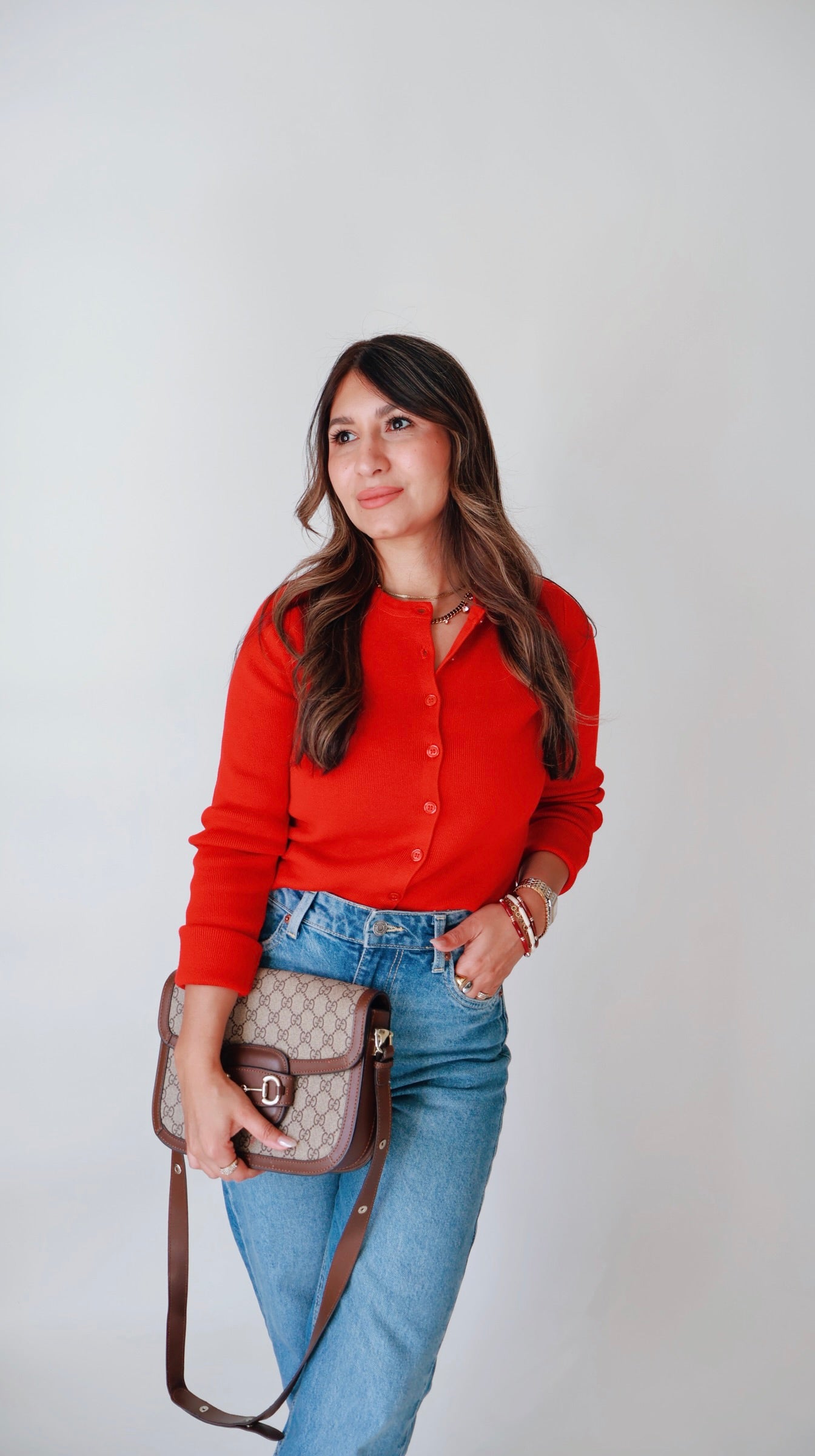 Candy Red Cardigan
