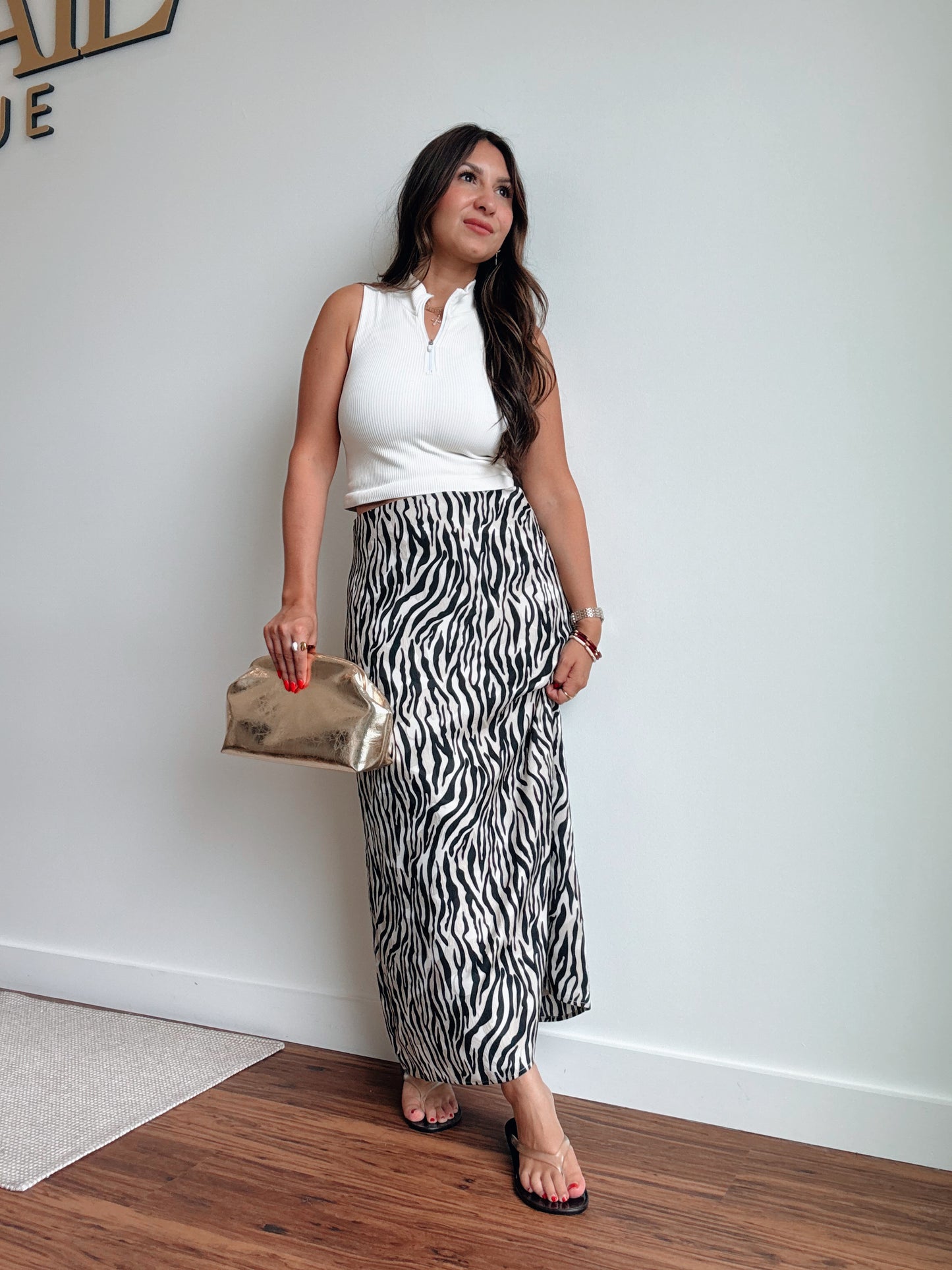 Zoe Zebra Skirt