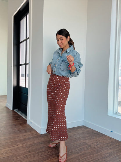 Charlotte Boxy Denim Shirt