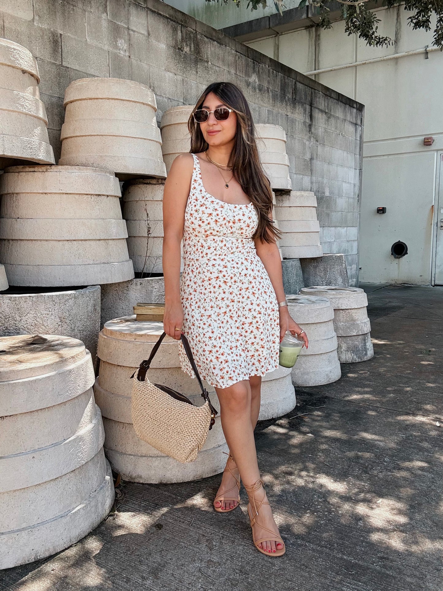 Dainty Floral Mini Dress