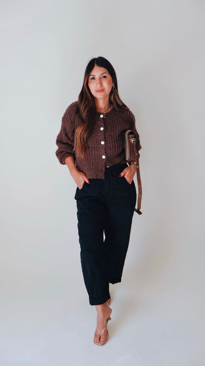 Fluffy Coco Cardigan Sweater