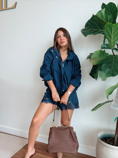 Navy Bomber Jacket