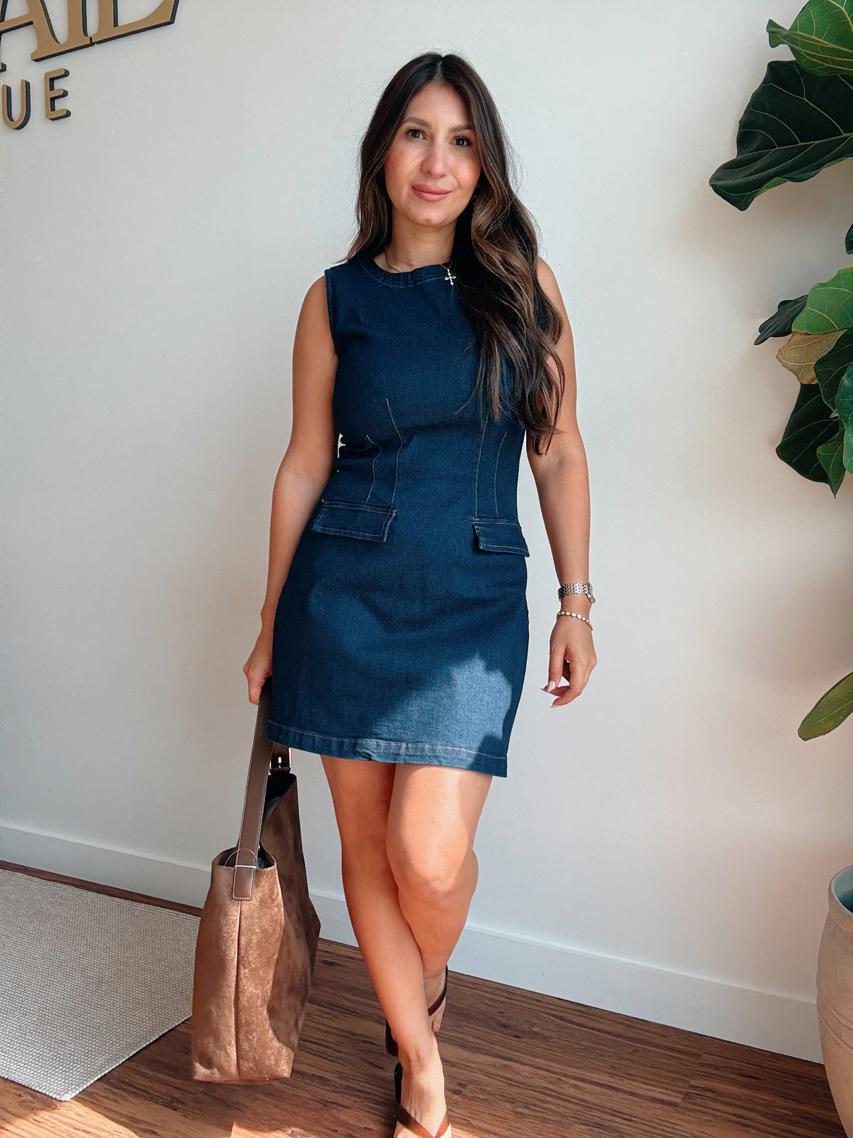 Denim Mini Dress