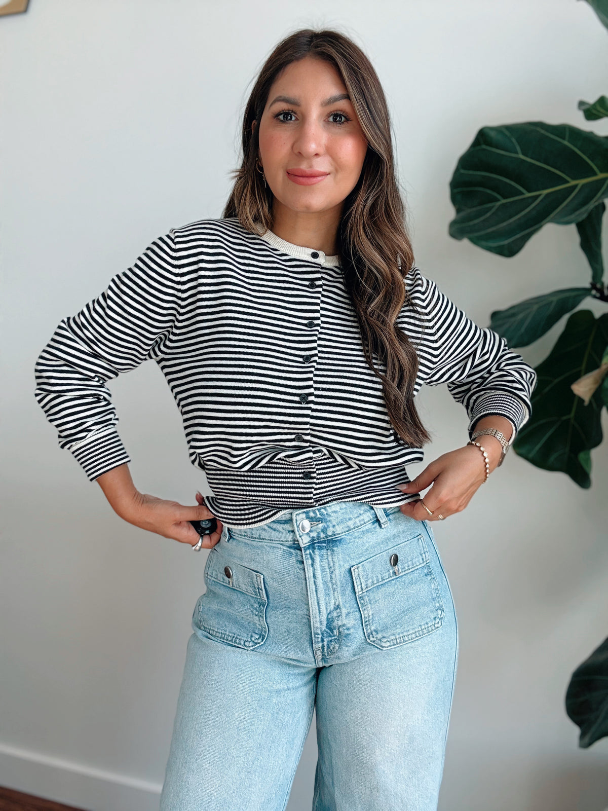 Striped Knit Long Sleeve
