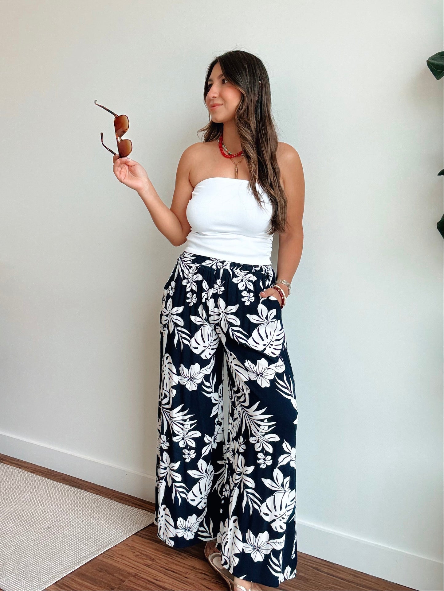 Los Palmas Smocked Pants