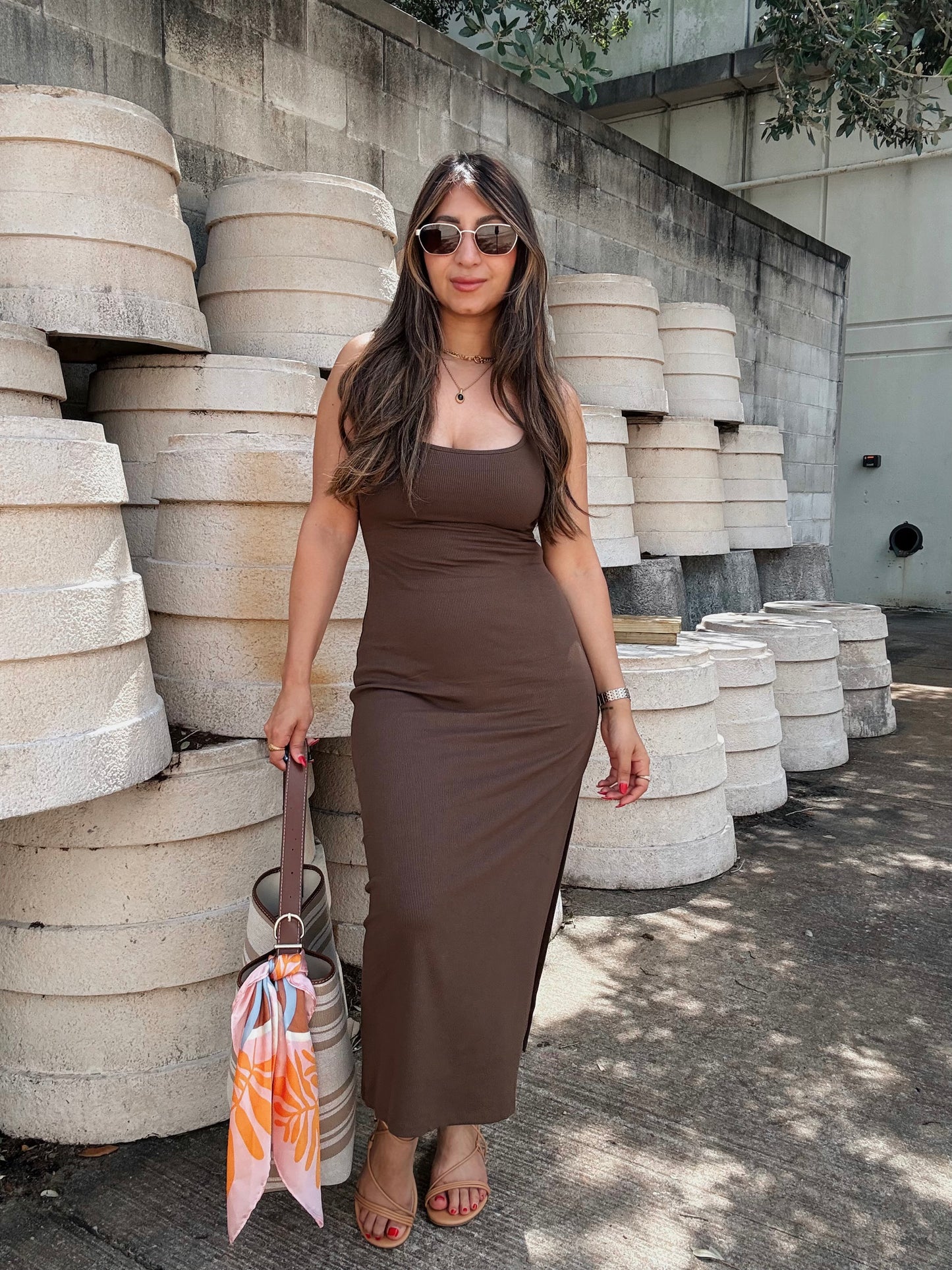 Cross Back Bodycon Dress