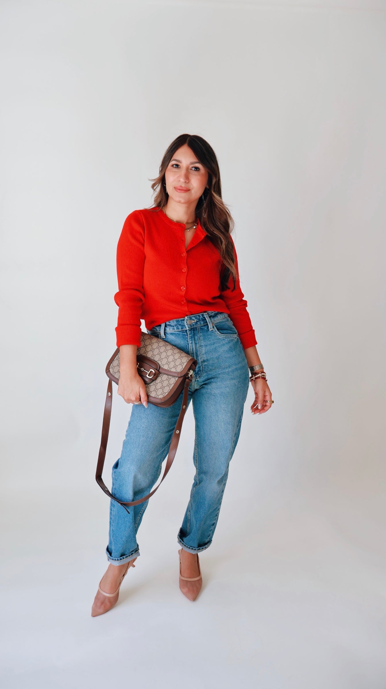 Candy Red Cardigan