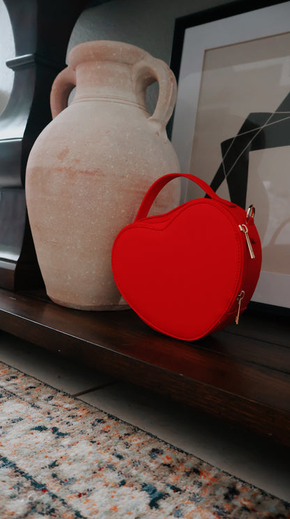 Heart Breaker Crossbody Red