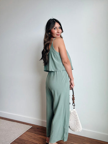 Sage Summer Jumpsuit