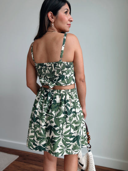 Paradise Cutout Mini Dress