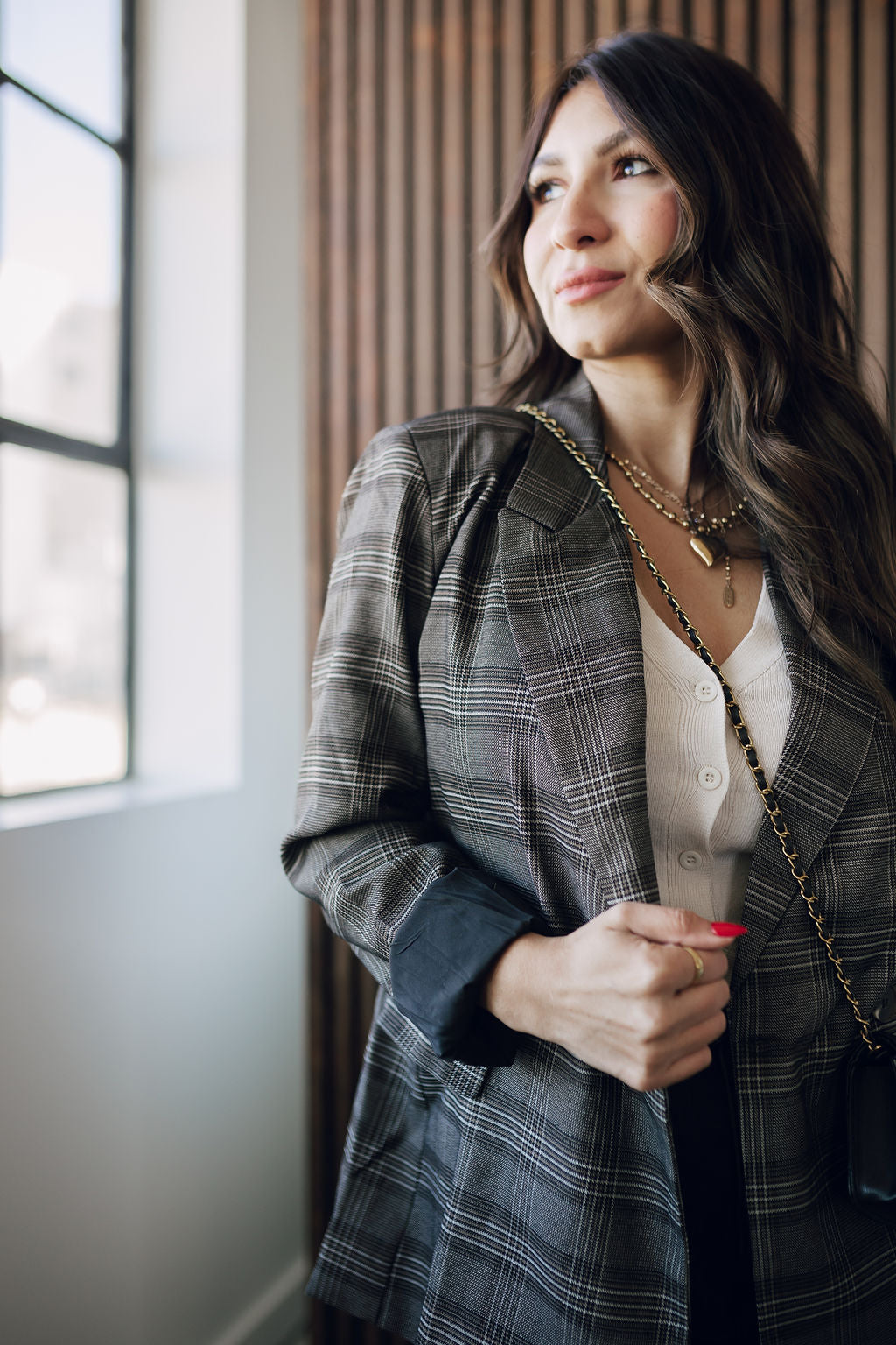 Jules Plaid Blazer