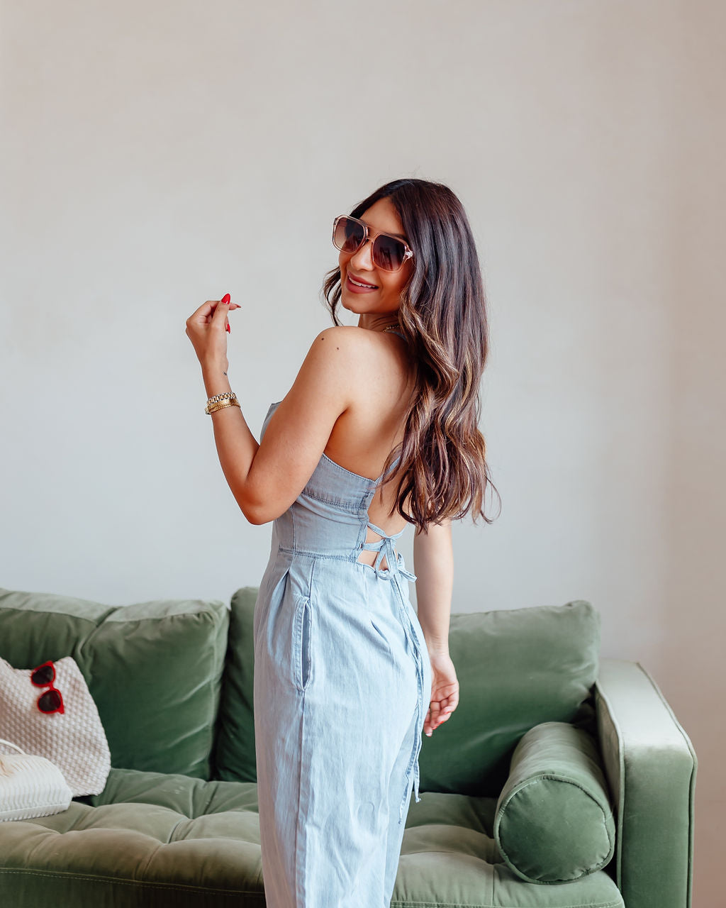 Milan Chambray Jumpsuit