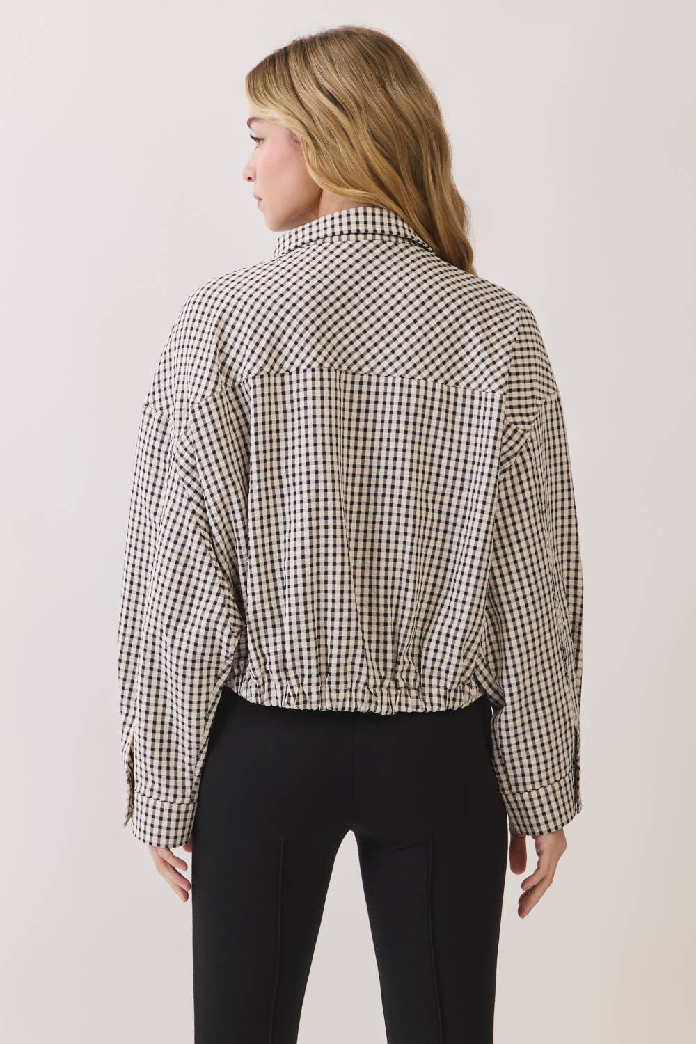 Plaid Cropped Jacket