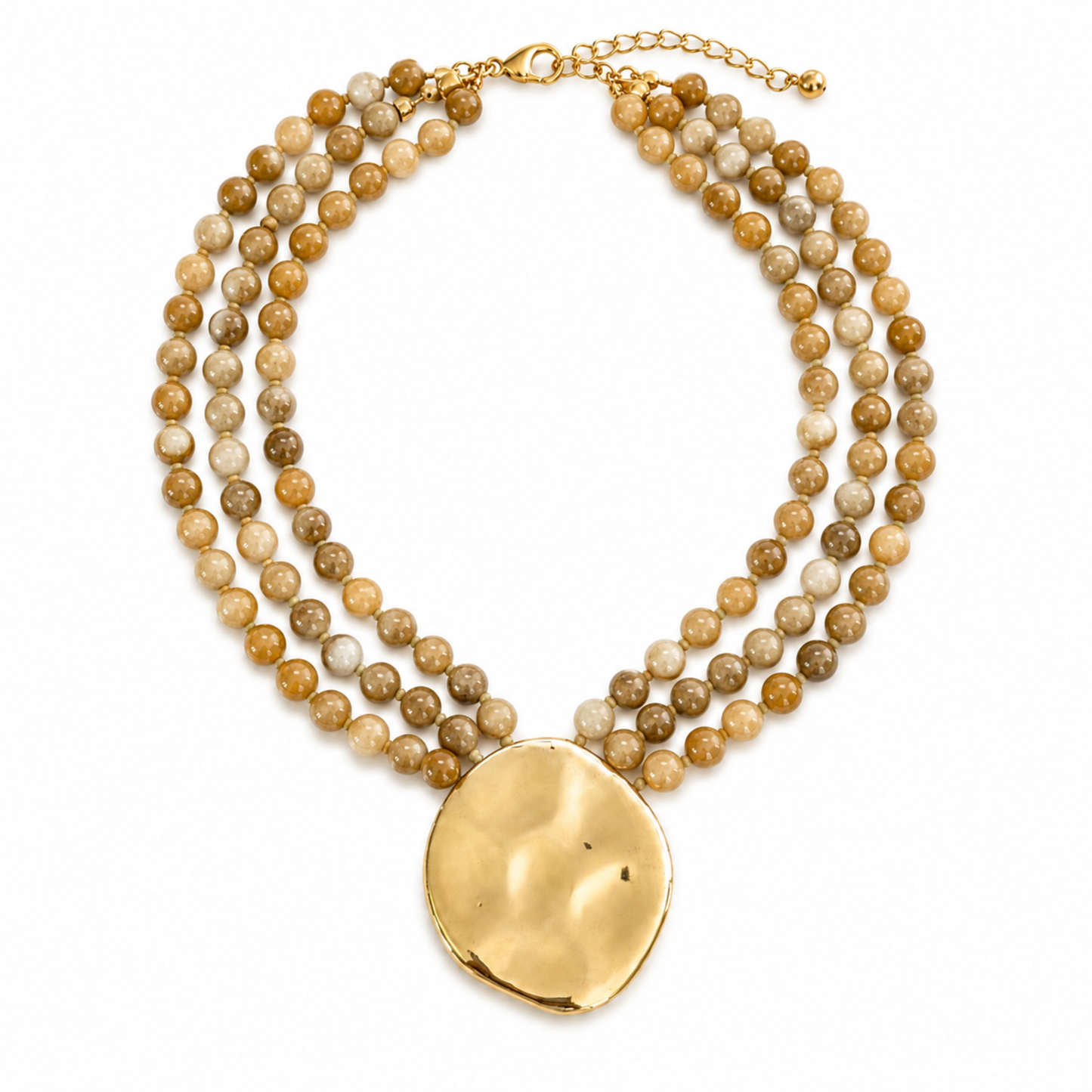Draped Brown Necklace