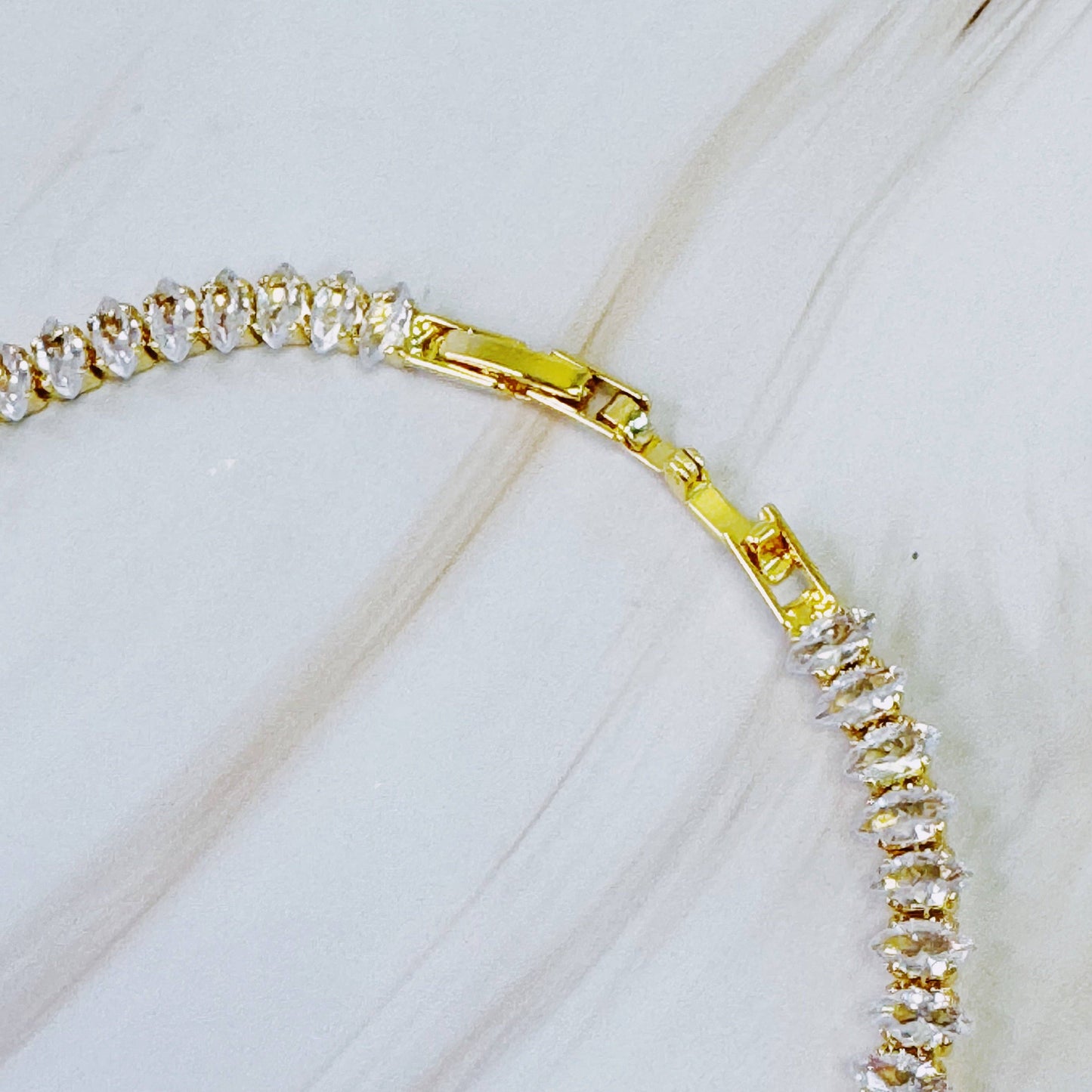 Marquise Tennis Necklace