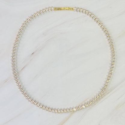 Marquise Tennis Necklace