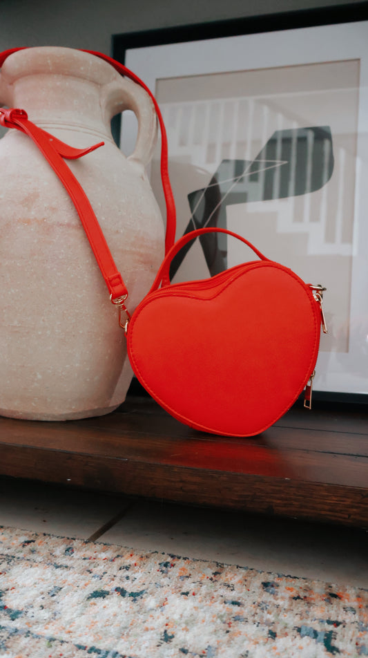 Heart Breaker Crossbody Red