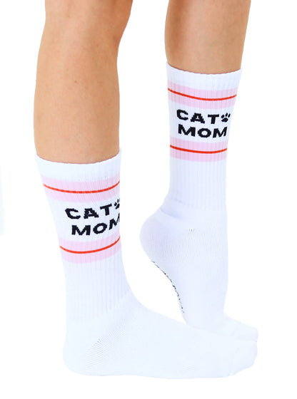 "Cat Mom" Socks