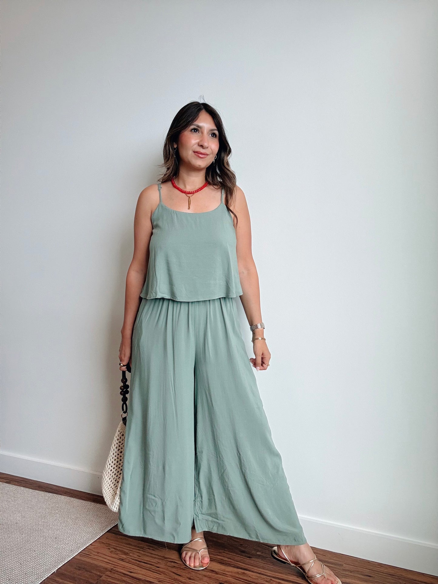 Sage Summer Jumpsuit