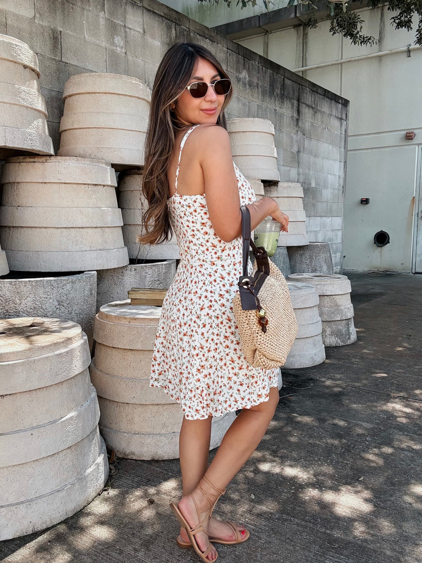 Dainty Floral Mini Dress