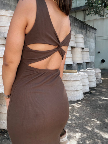 Cross Back Bodycon Dress