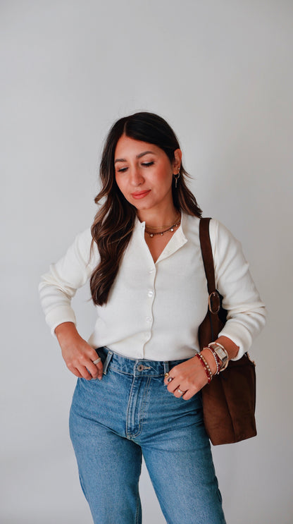 Original Soft White Cardigan
