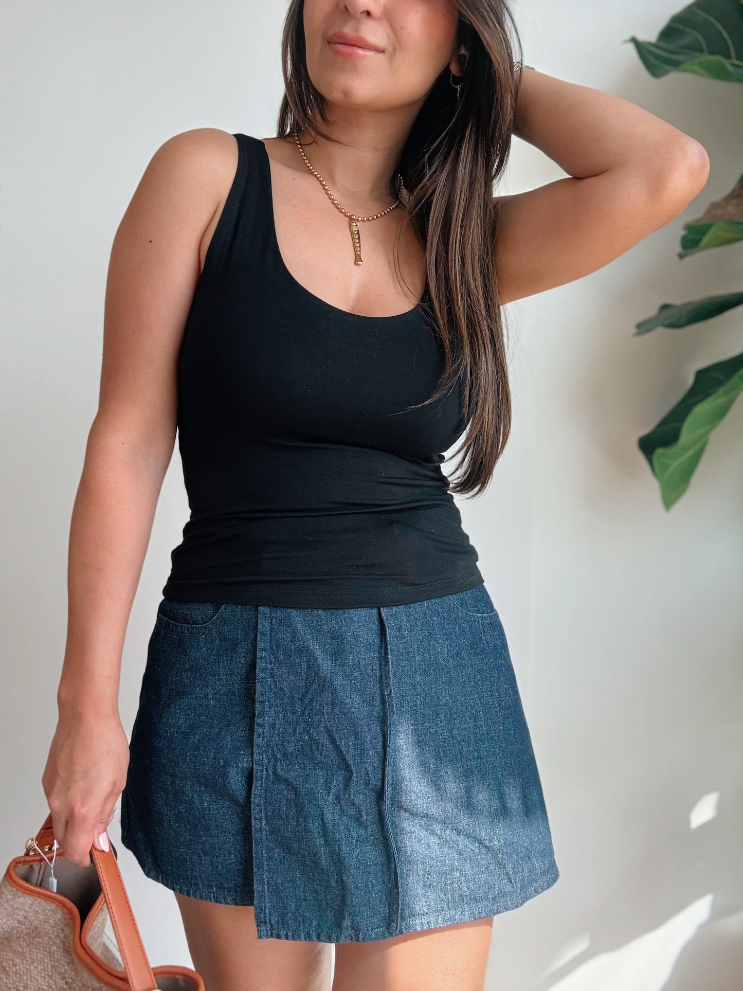 Soft Basic Black Tank
