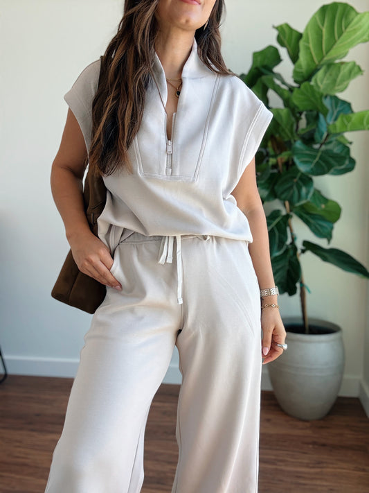 Lux Beige Leasure Top